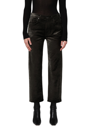 Delfina - Velvet Olive Leaf