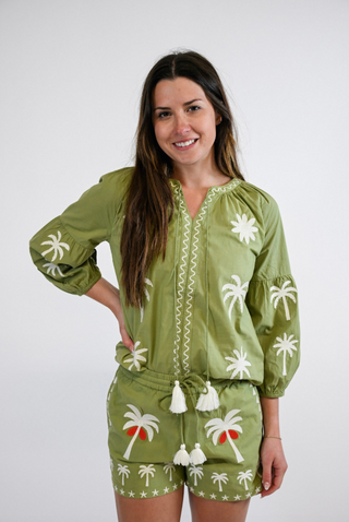 Fae Blouse in Olive