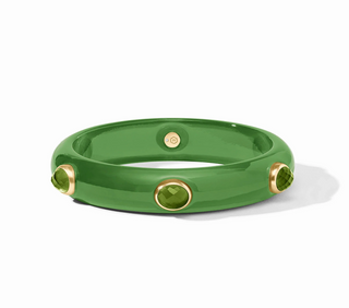 Carnaby Stone Bangle - Palmetto Green