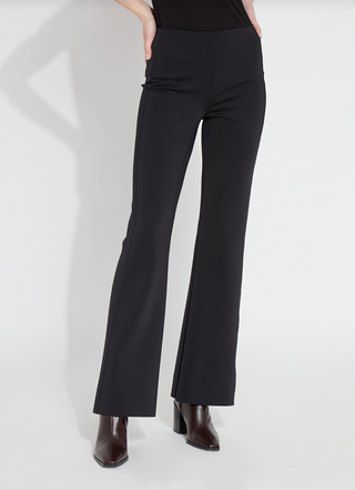 Spencer Hi Waist Neoprene Trouser in Black