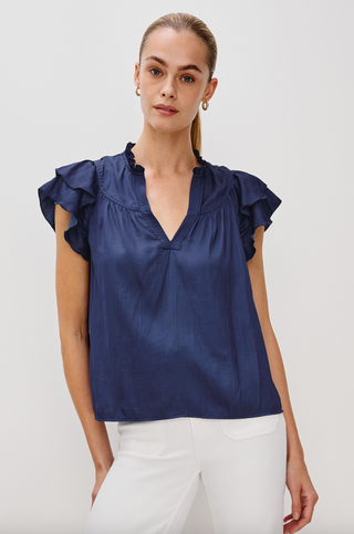 Calista Top - Admiral Blue