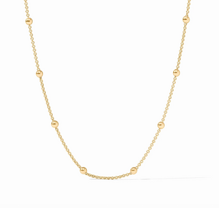 Solara Delicate Station Necklace - Gold