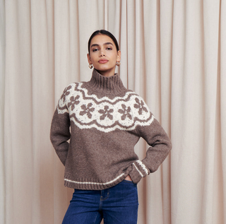 Blanche Daisy Yoke Fairisle Sweater