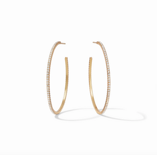 Windsor Hoop in Cubic Zirconia Large