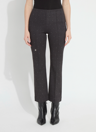 Allover Crystal Embellished Ankle Pant