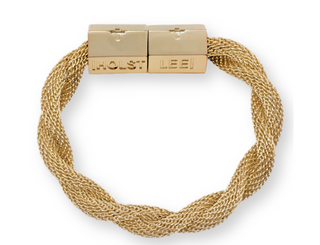 Twisted Mesh Bracelet Gold