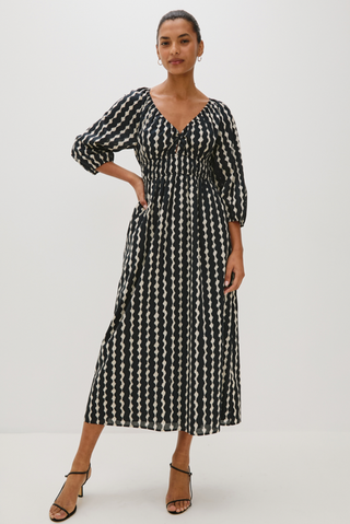 Paio Dress - Painted Noir
