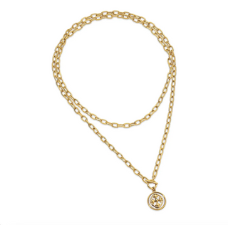 Medallion Large Paperclip Necklace