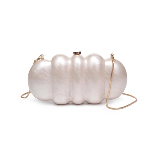 Myla Evening Bag in Cream