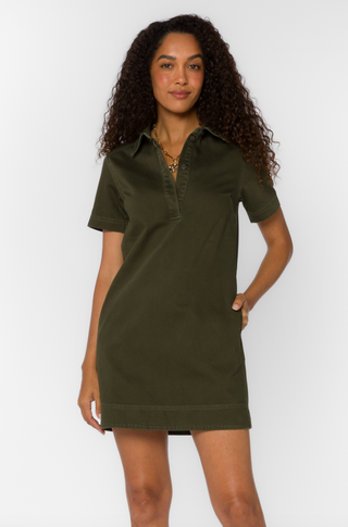 Macayle Dress in Dried Ivy