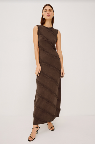 Claudia Dress in Brown