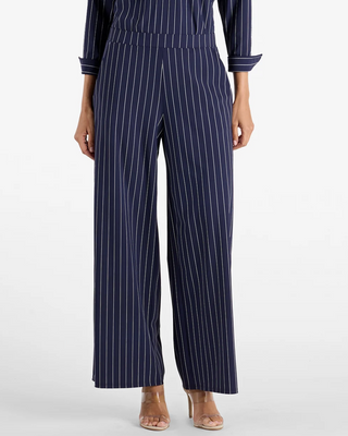 Nicolette Pant Jude Cloth in Stripe Navy