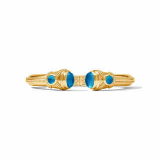 Cabochon Demi Cuff - Iri. London Blue