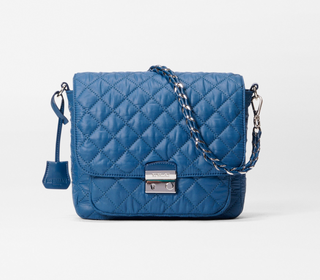 Medium Crosby Lock Crossbody - F. Blue