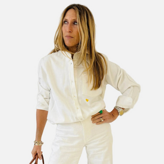 Mia Denim Shirt in Blank Canvas