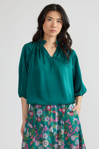 Cosette Top in Teal