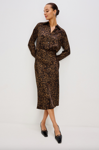 Jazlyn Dress - Ginger Spotted