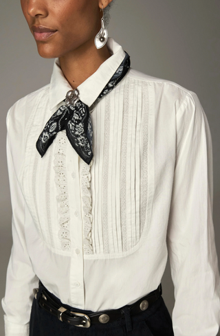 Maestro Manolito Shirt in White Lies