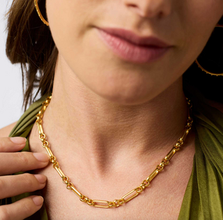 Colette Link Necklace in Gold