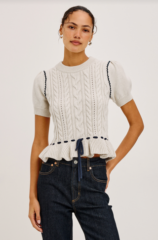 Chandi Sweater in Heather Oat