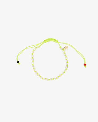 Petit Pearl Beaded Bracelet- Neon
