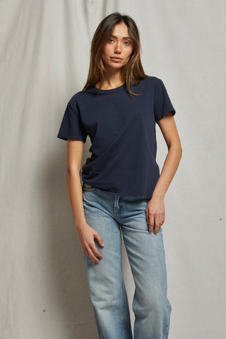 Harley Boxy Crew Tee - Navy