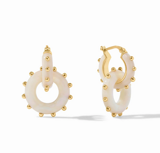 Colette 2-in-1 Earring in Alabaster