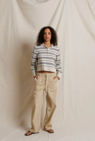 Ximena Stripe Rugby Sweater in Stripe