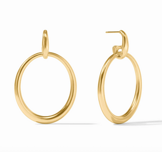 Laguna Doorknocker Earring in Gold