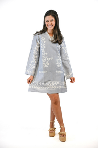 Eloise Mini Dress in Sea Salt