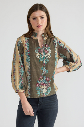 Miles Top Gilded Stripe