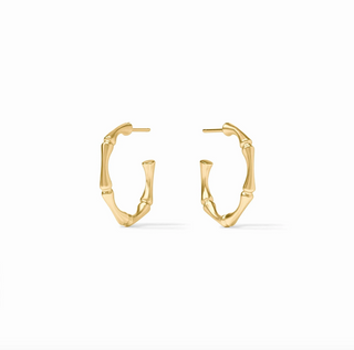 Bamboo Hoop in Gold Small