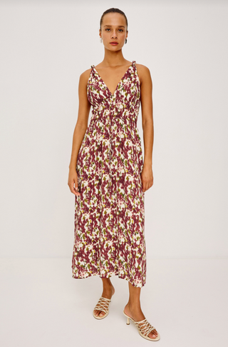 Marciana Dress in Cardinal Floral