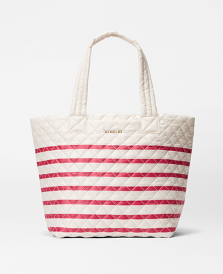 Medium Metro Deluxe Tote - Apple Stripe