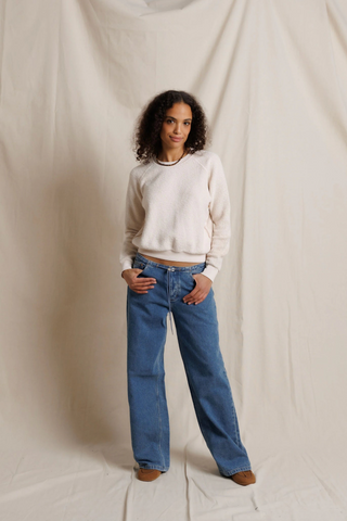 Ziggy Sweatshirt in Whitecap Grey