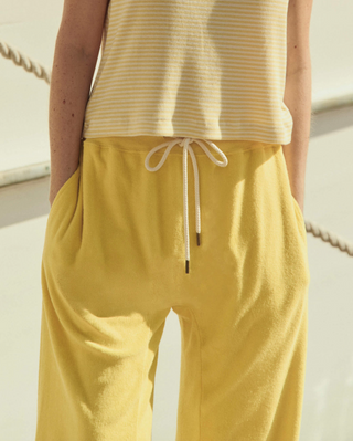 The Micro Terry Horseshoe Sweatpant in Margarita