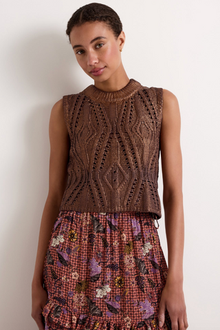 Mcguire Top in Chocolate