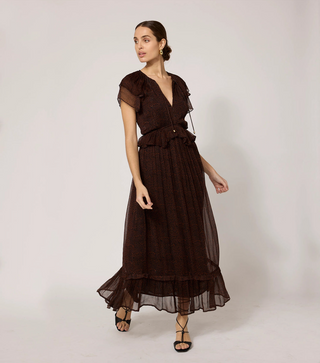 Tatum Ankle Dress - Siena Print