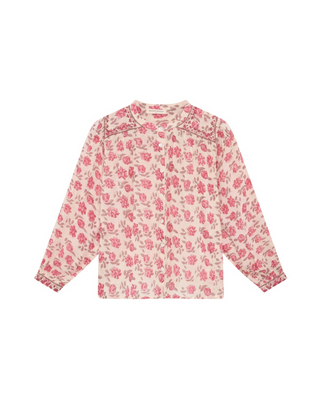 Lennox Blouse in Gordon Roses