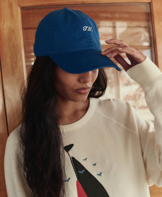 The Baseball Hat in Cobalt