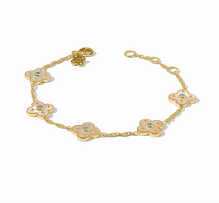 Colette Delicate Bracelet in Chalcedony Blue