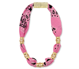 WW Bandana Necklace PINK