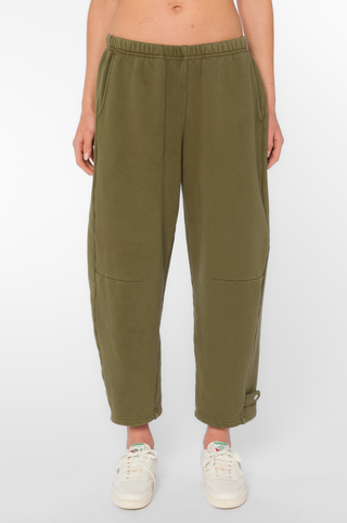 Joshua Sweatpants in Washed Olive