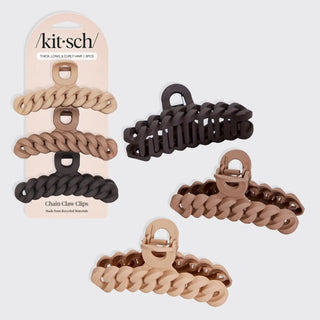 Eco Friendly Chain Claw Clip 3pc Set