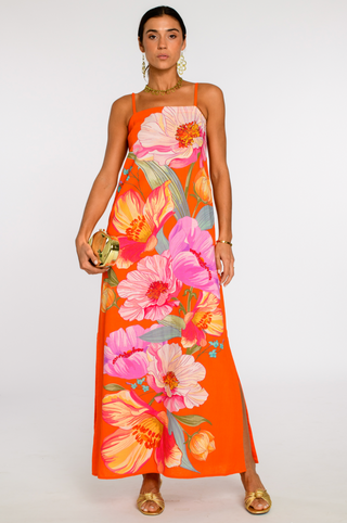 Betsy Dress in Sunset Blooms