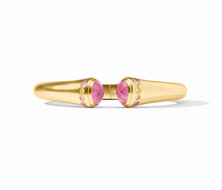 Rainbow Demi Cuff - Iridescent Tourmaline Pink
