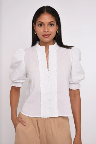 Zinny Top in Bright White