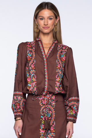 Emmett Top in Brown