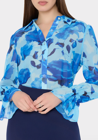 Lacey Blouse - Blossom Print