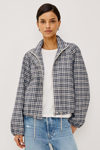 Blake Jacket in Mini Check